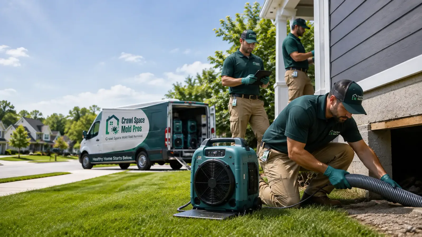 Crawl Space Mold Removal in Winthrop, IA